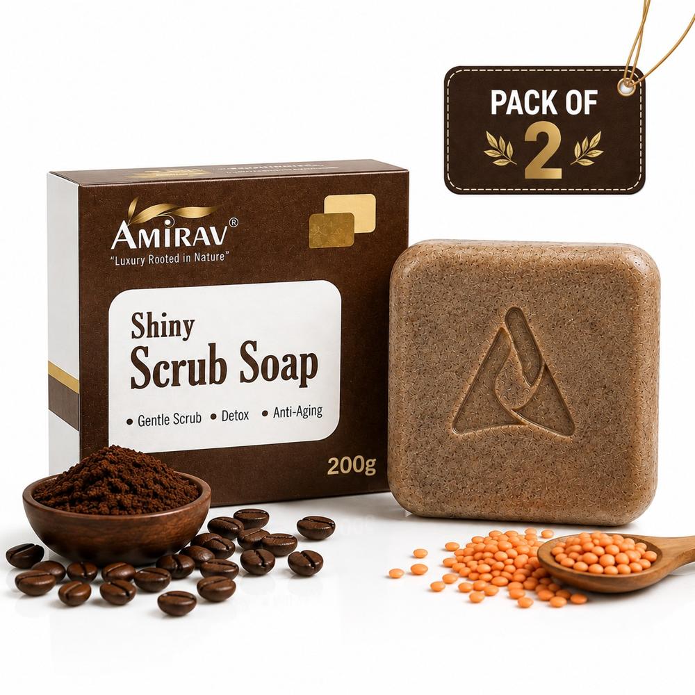 Amirav Shiny Scrub Coffee Soap