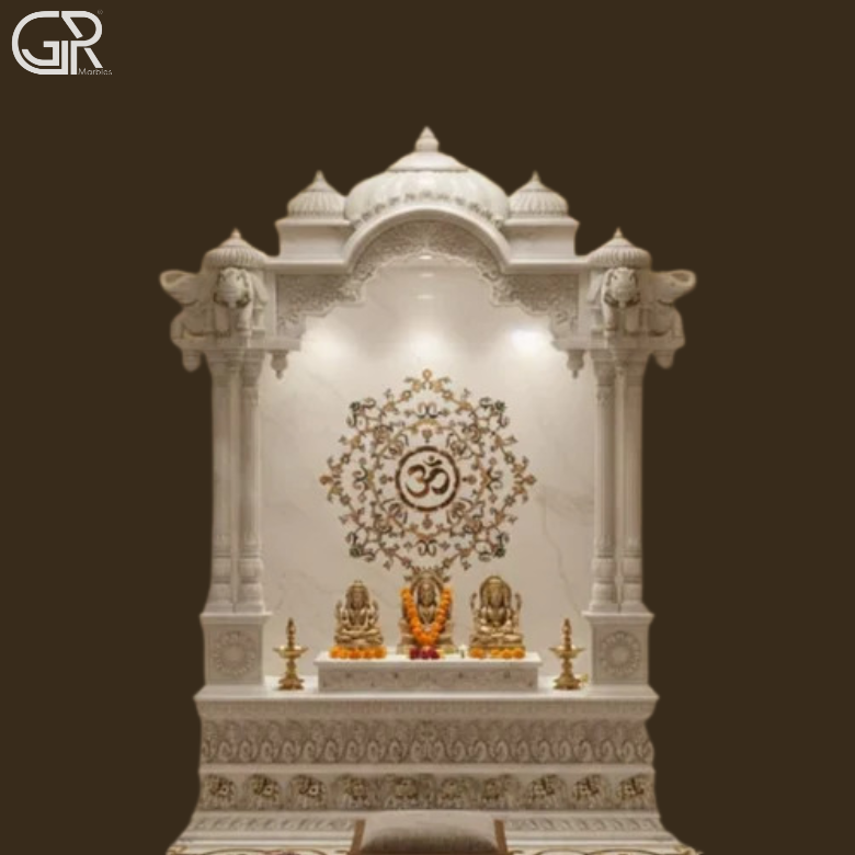 Indoor makrana Marble Temple