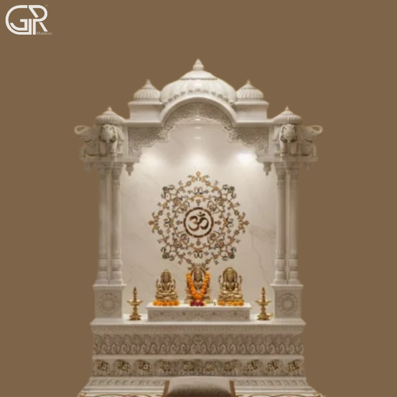 Indoor makrana Marble Temple