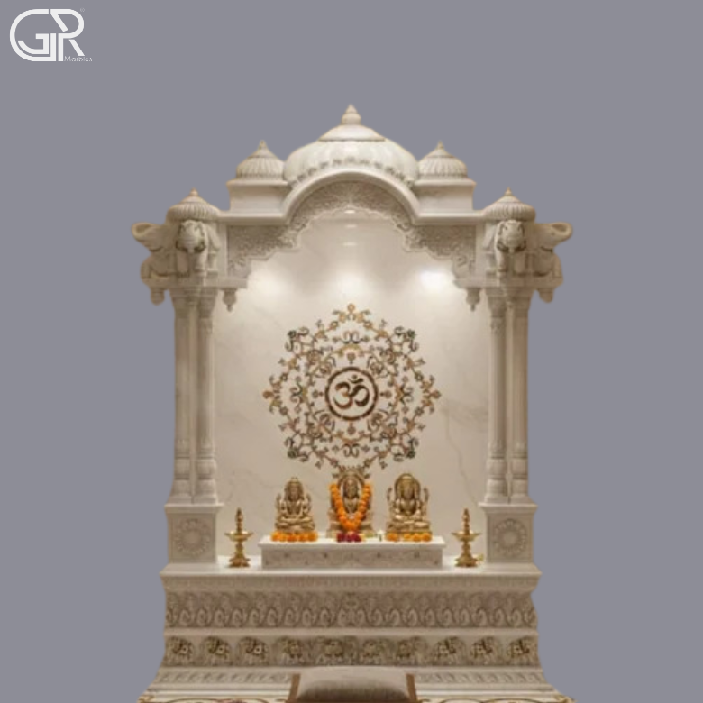 Indoor makrana Marble Temple