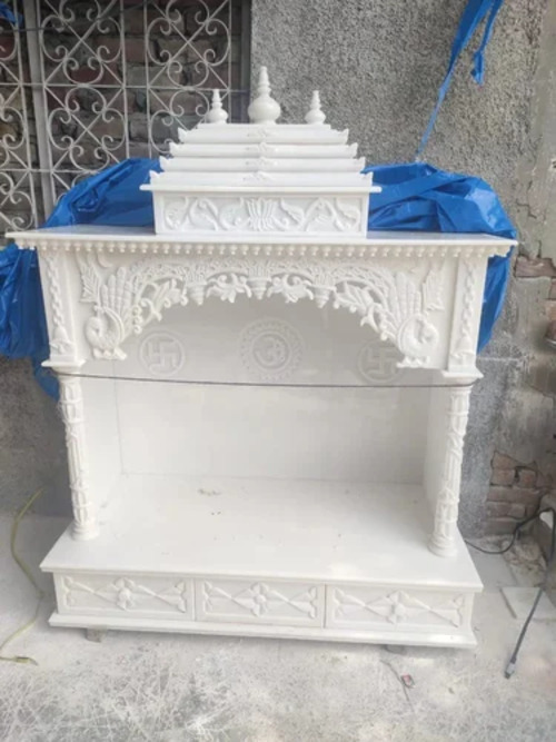 Pure White Marble Temples - Style: Religious