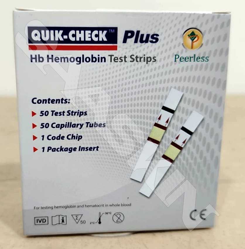 Acon Quik Check Plus Hb Hemoglobin Test Strips