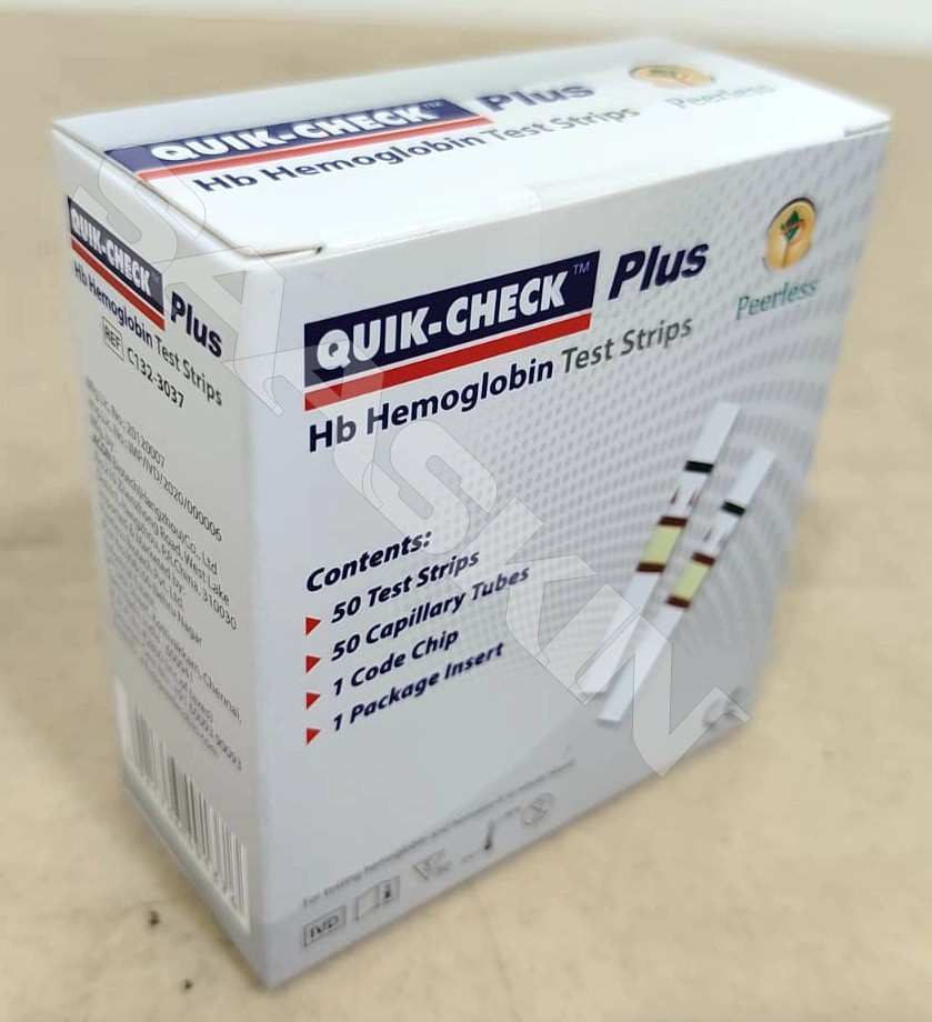 Acon Quik Check Plus Hb Hemoglobin Test Strips