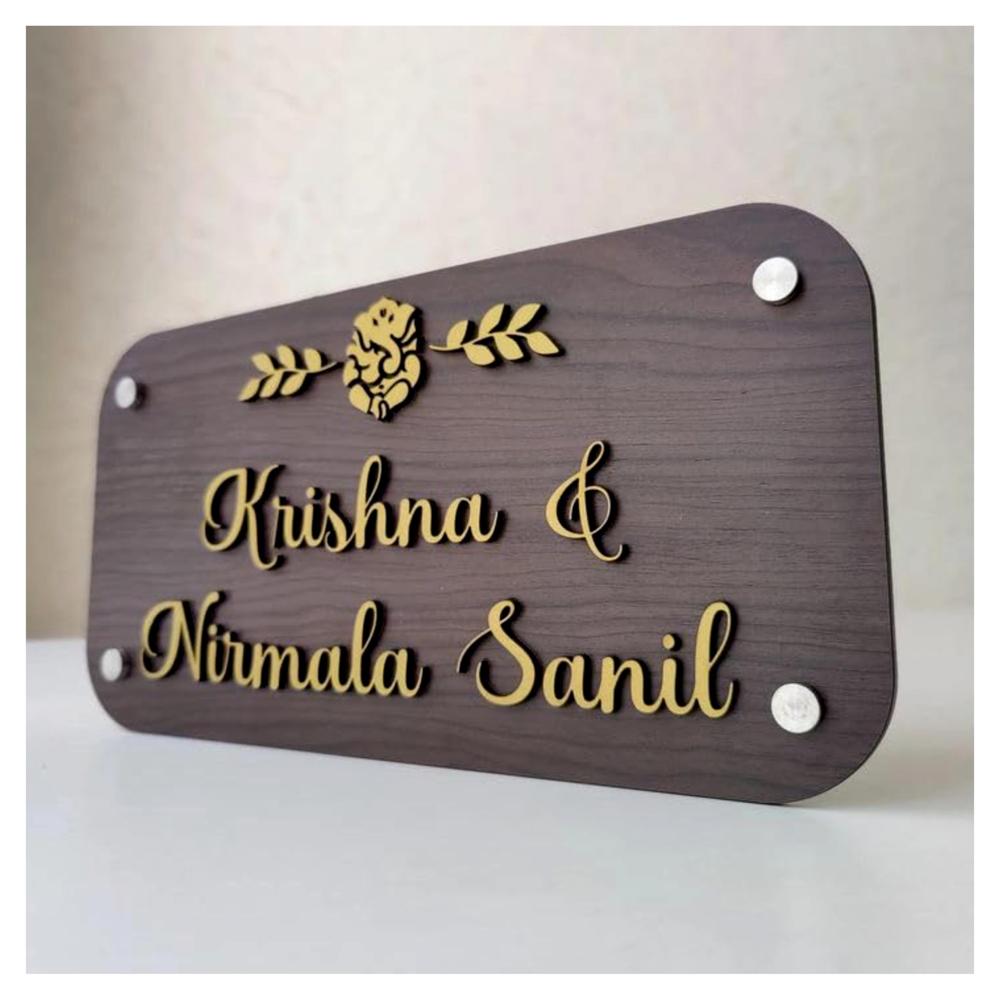 Acrylic customised name plate