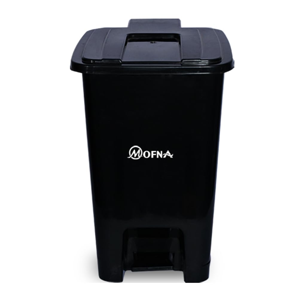 Bio Medical Black Plastic Pedal Dustbin, 60 Liter