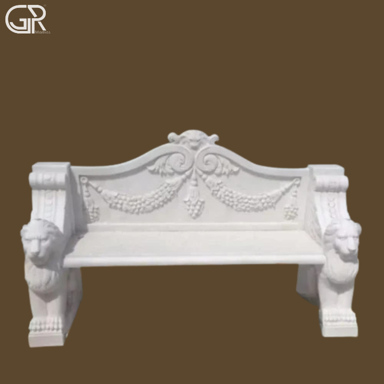 Marble Garden Bench