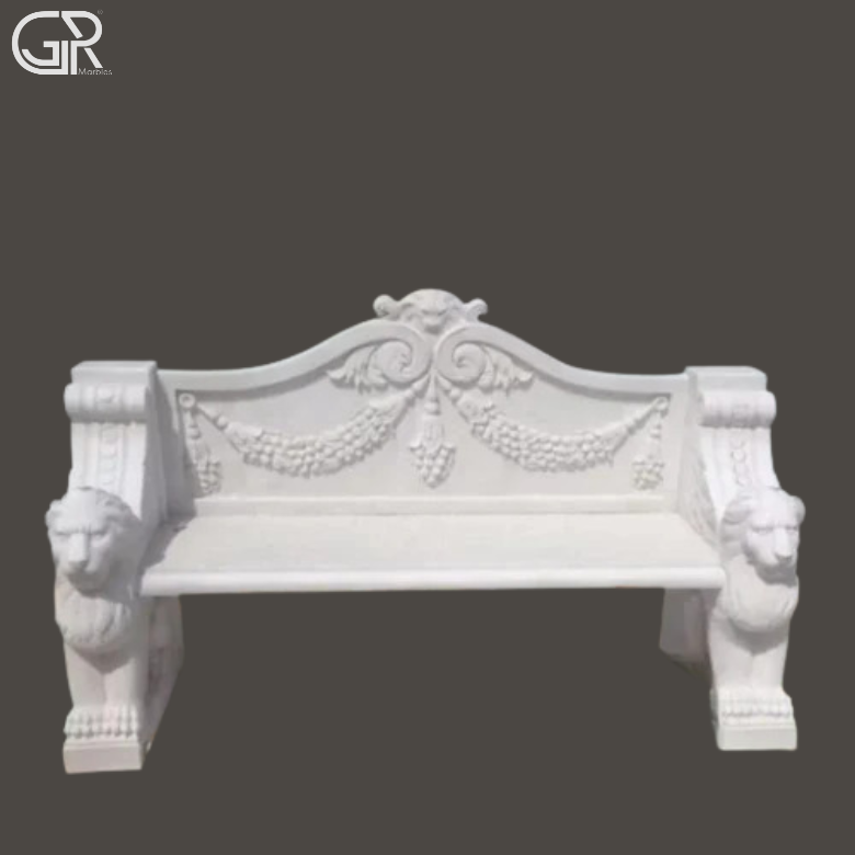 Marble Garden Bench