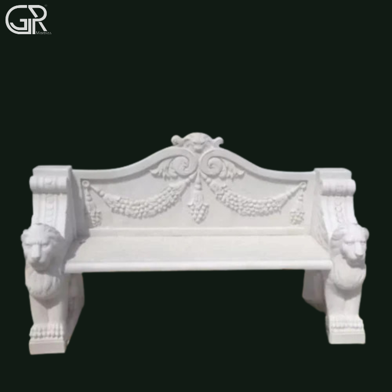 Marble Garden Bench