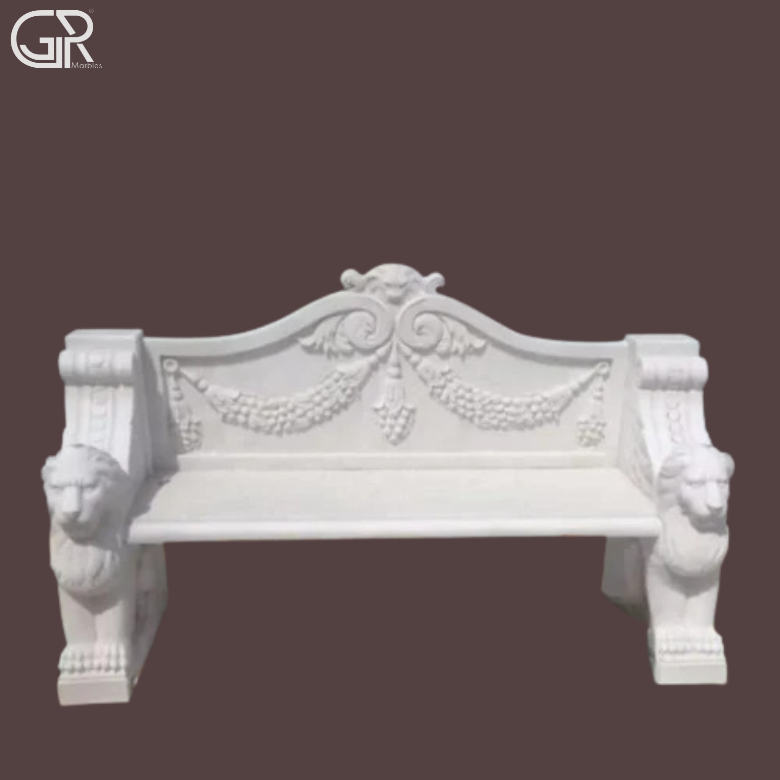 Marble Garden Bench