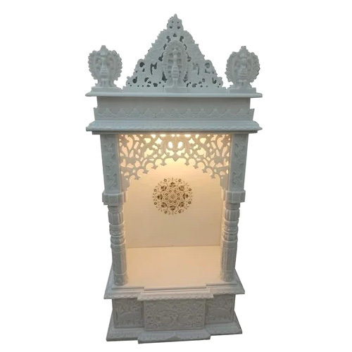 Vertical White Marble Temple