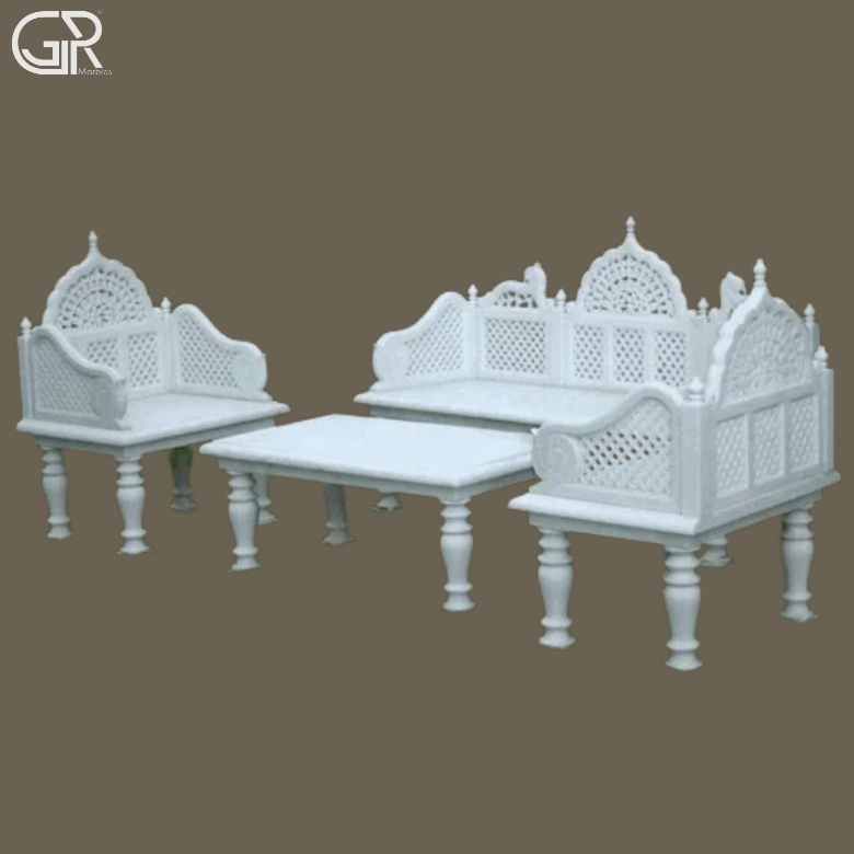 Designer Marble Bench