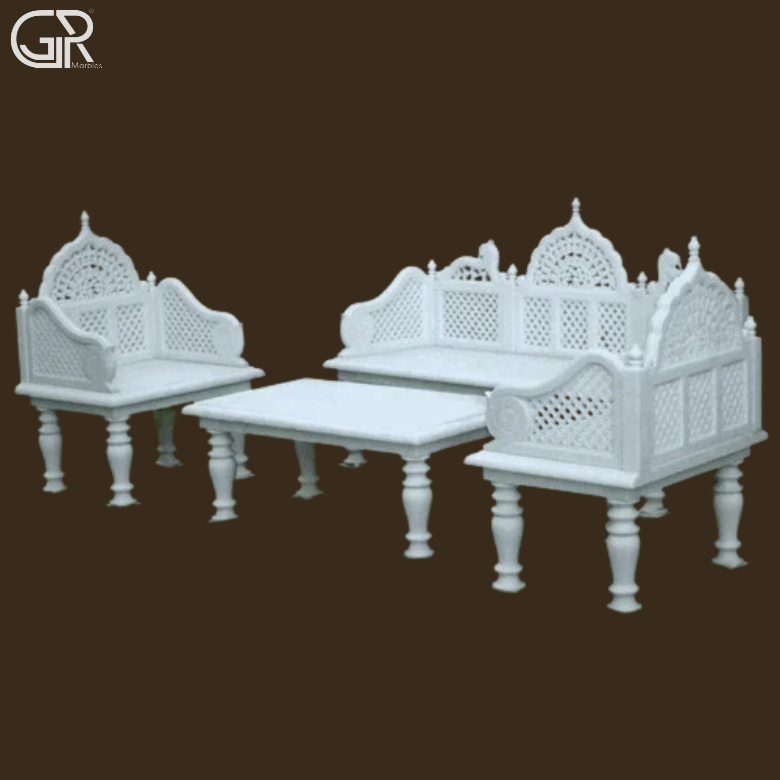 Designer Marble Bench