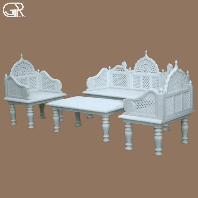 Designer Marble Bench