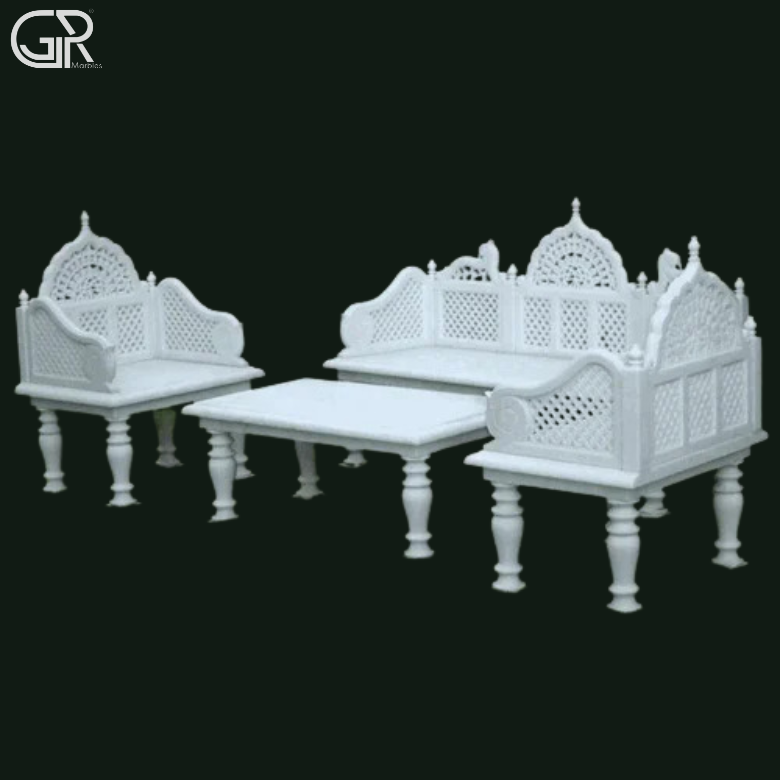 Designer Marble Bench