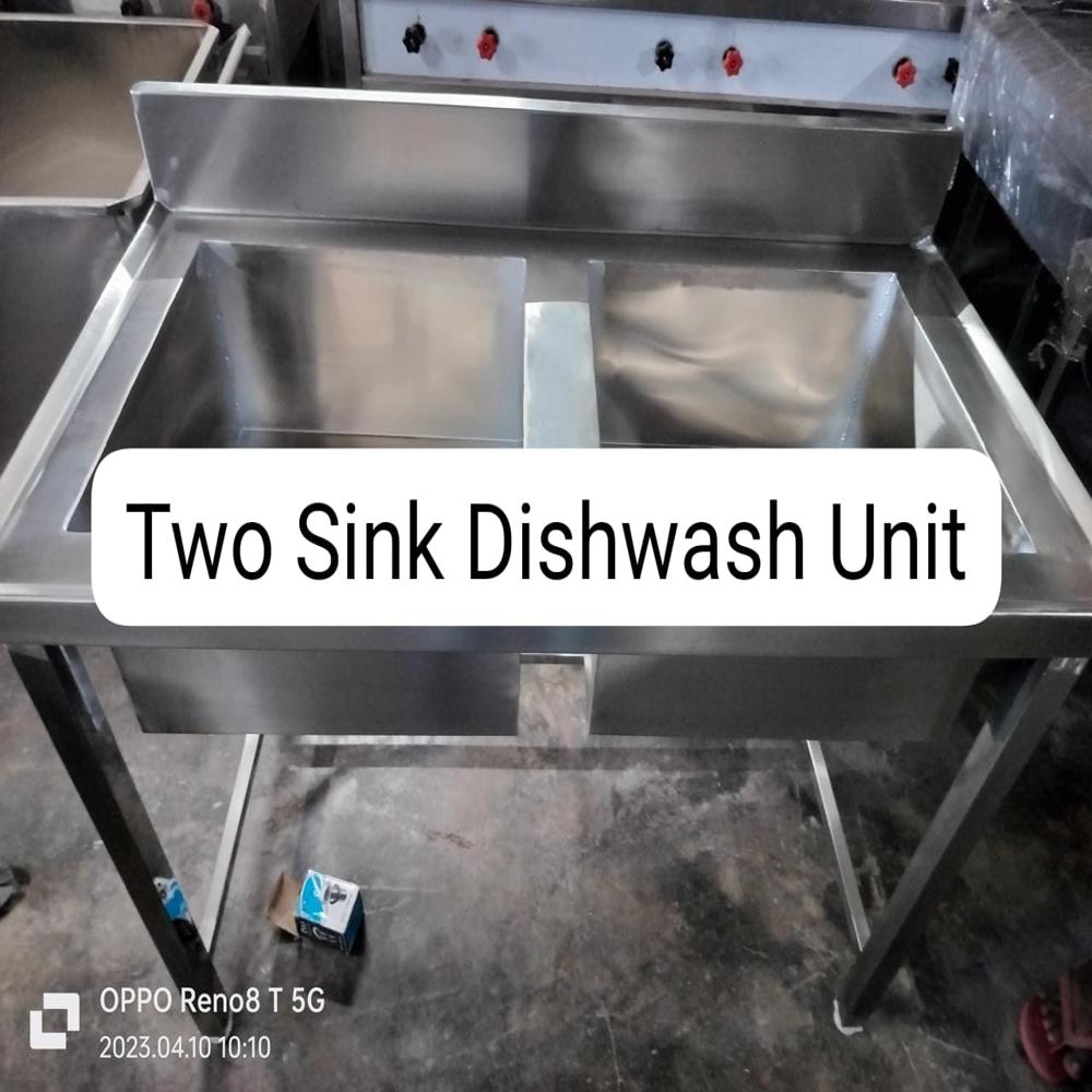 दो सिंक डिश वाश यूनिट