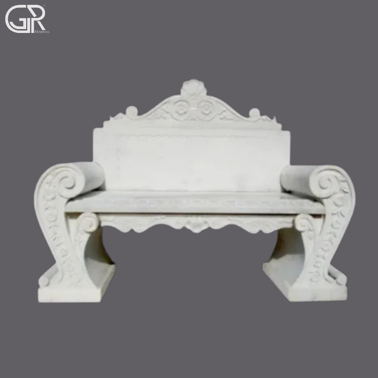 Garden Marble Bench