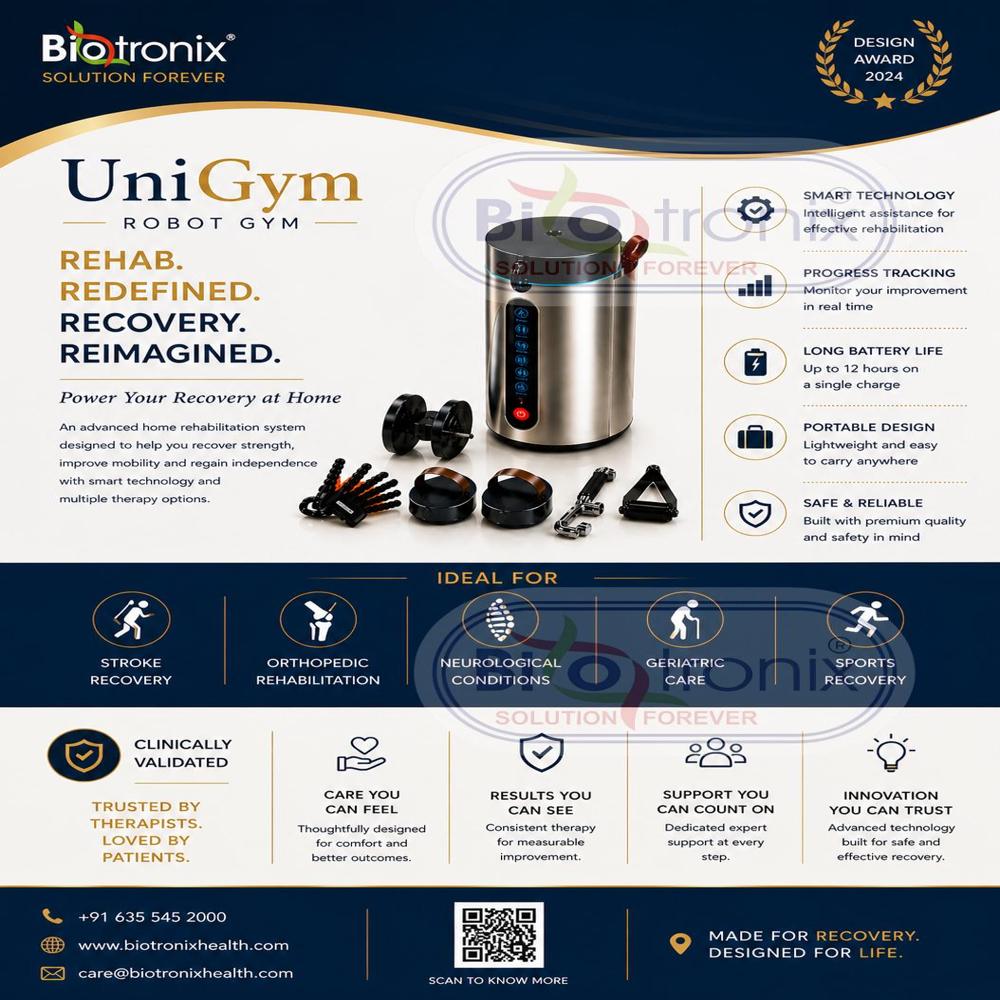 UniGym Automated Recovery Exercise Device for Physiotherapy