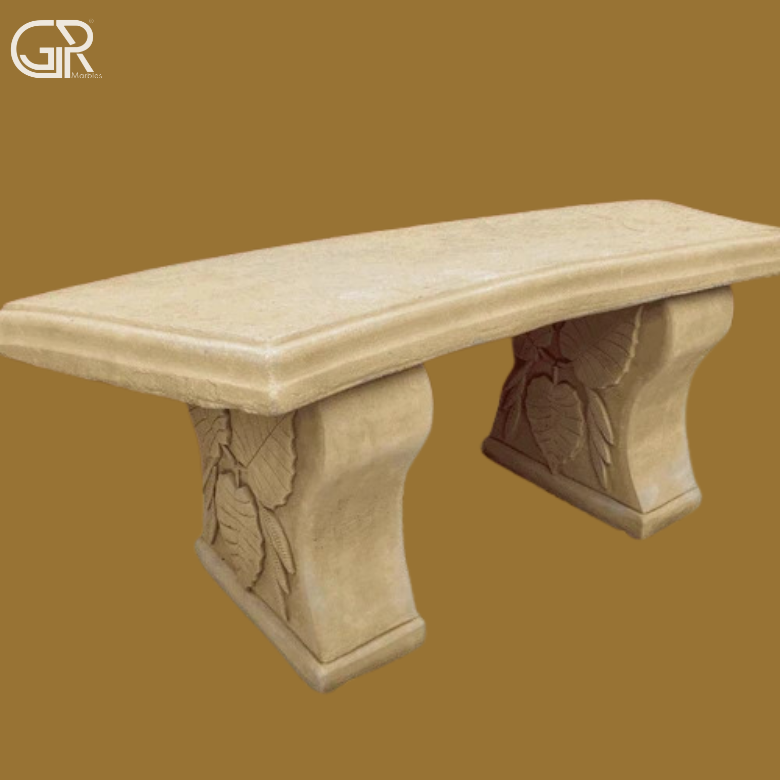 Stone Garden Bench