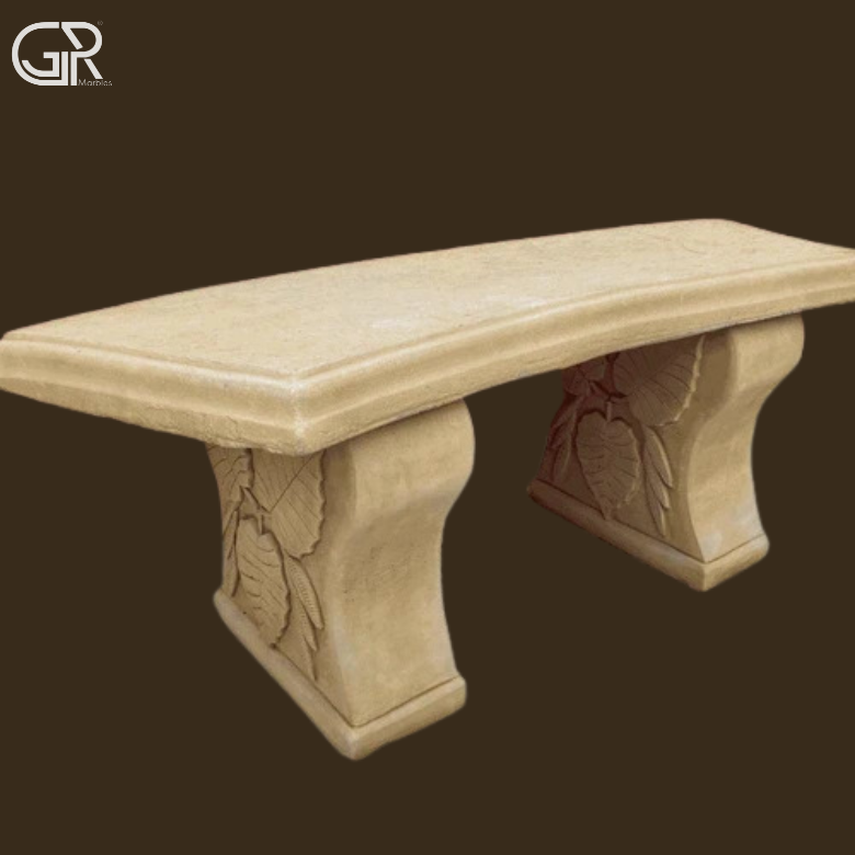 Stone Garden Bench