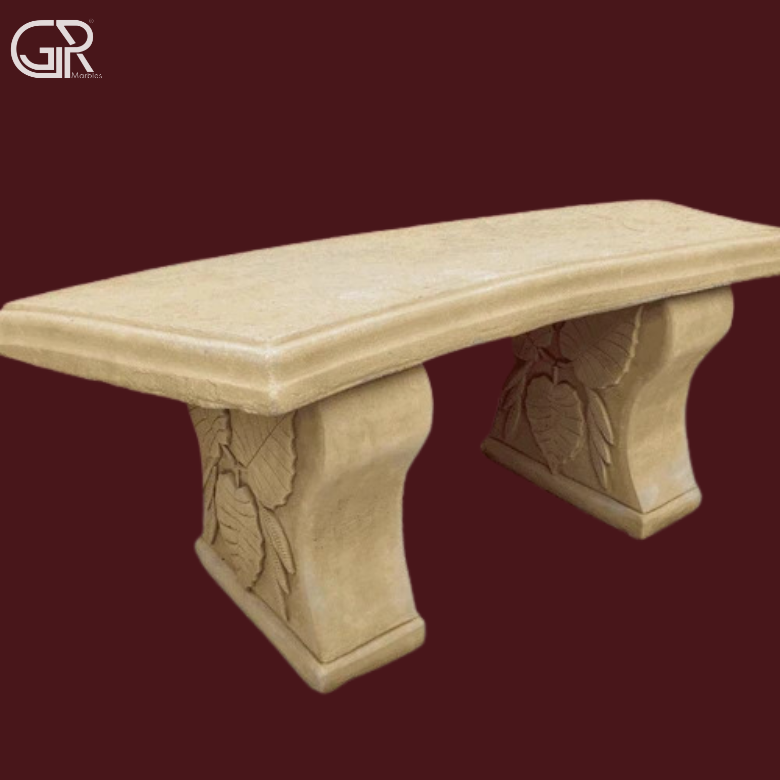 Stone Garden Bench