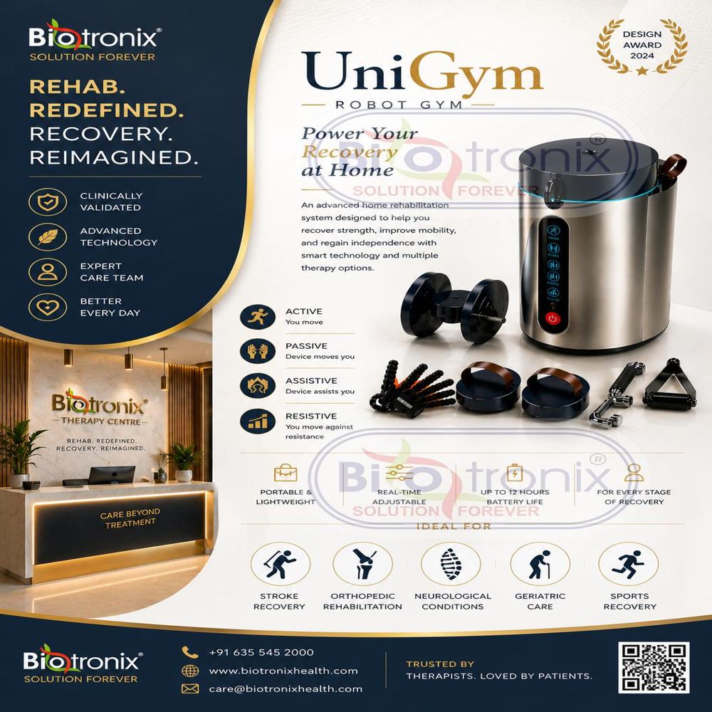 UniGym Portable Rehabilitation Exercise Machine for Stroke Recovery