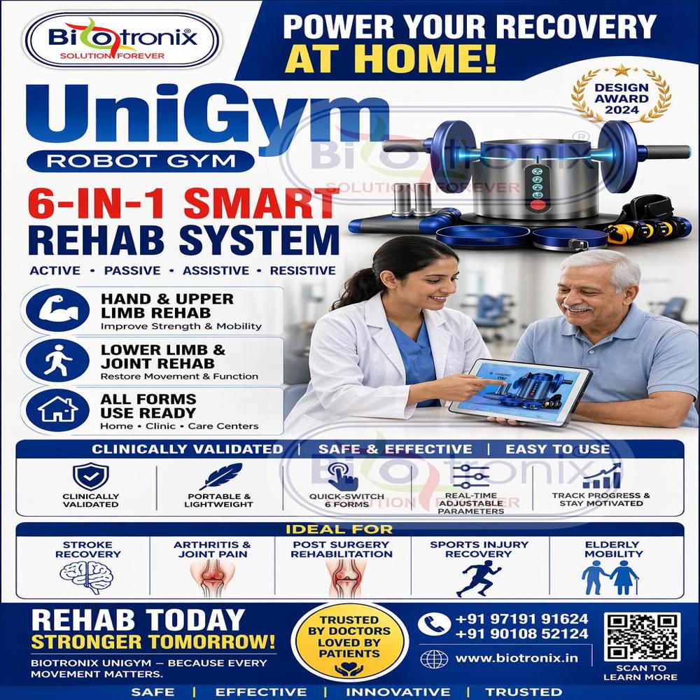UniGym Portable Rehabilitation Exercise Machine for Stroke Recovery