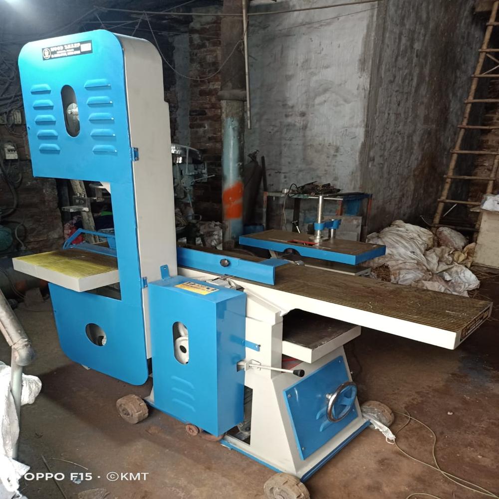 Wood Planer Machine With Attached Bandsaw 
