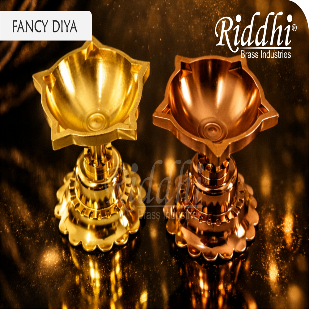 Fancy Diya - Color: Gold