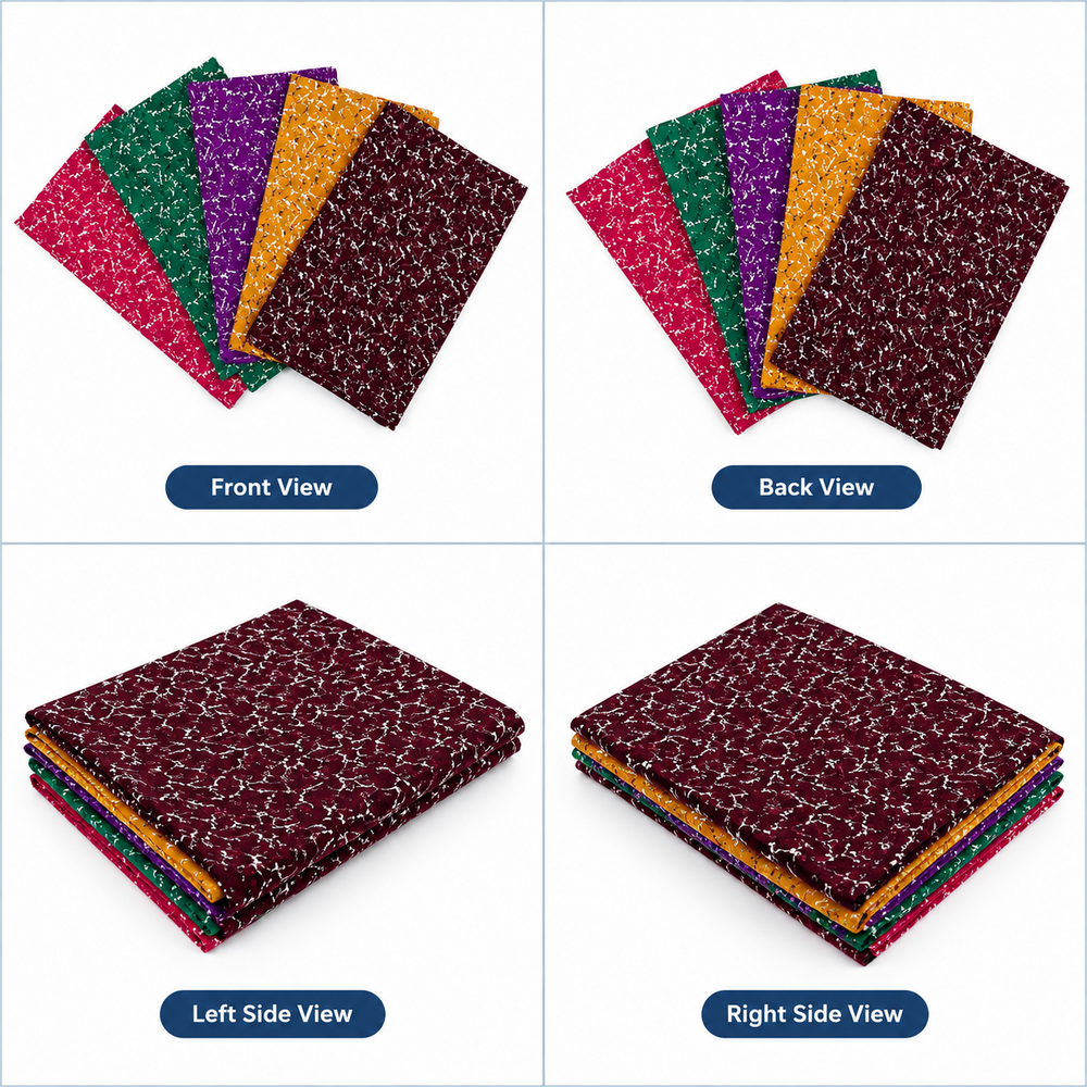 Rajwadi Cotton Nighty Fabrics - Color: All