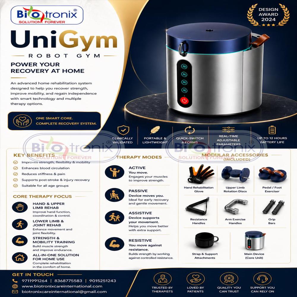 UniGym All-in-One Robotic Physiotherapy Rehabilitation Device