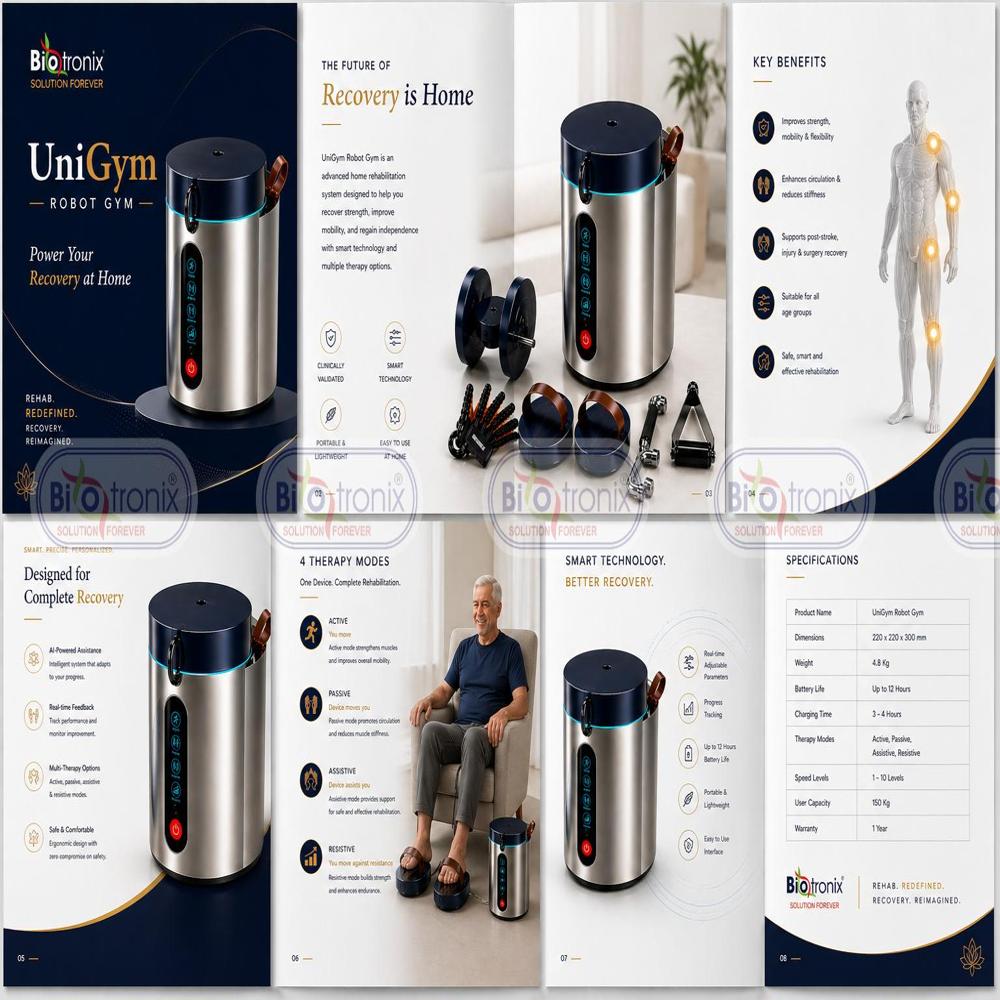 UniGym All-in-One Robotic Physiotherapy Rehabilitation Device