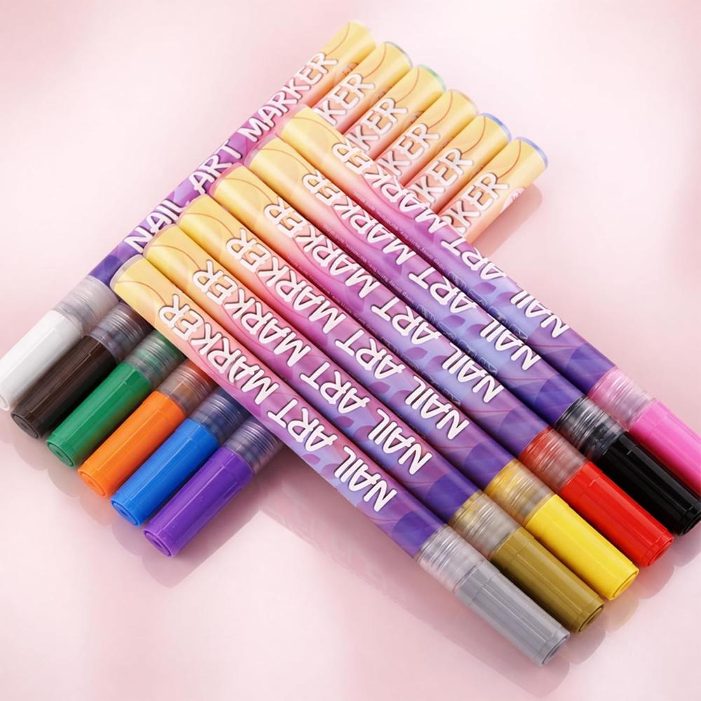 0.5mm Ultra Fine Nail Art Marker Pens