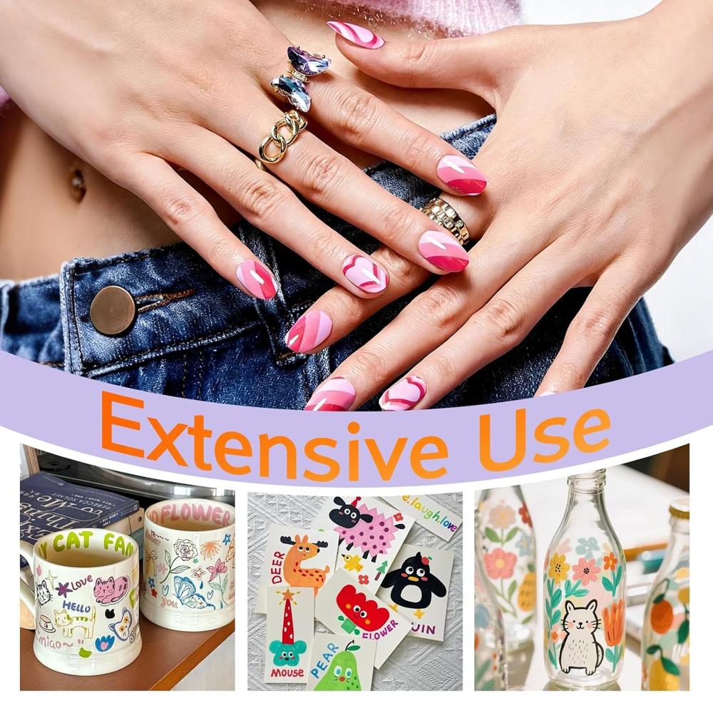0.5mm Ultra Fine Nail Art Marker Pens