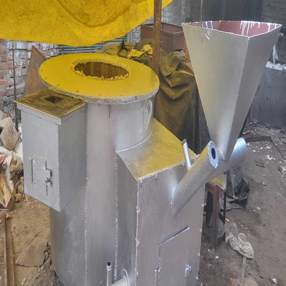 Wooden Biomass aluminium melting furnace