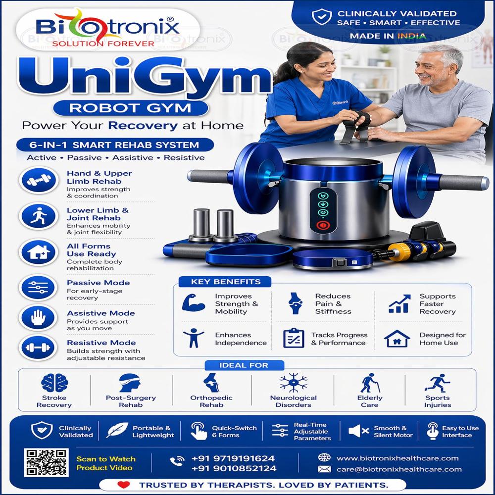 UniGym Clinical Physiotherapy Robot Gym for Joint Rehabilitation