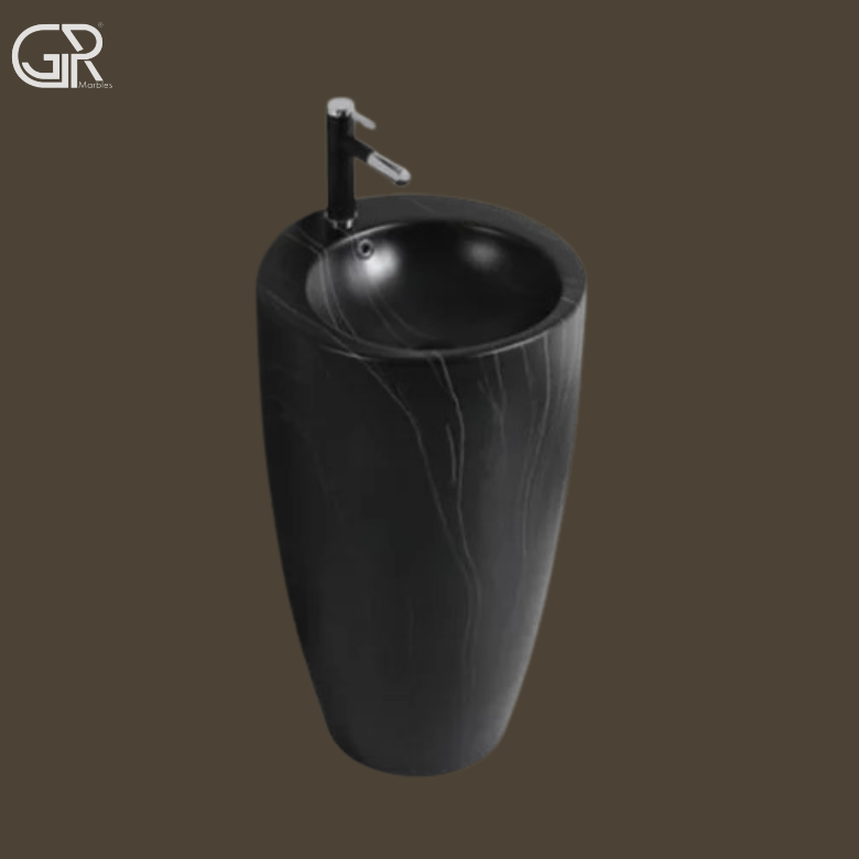 Black Marble Wash Basin