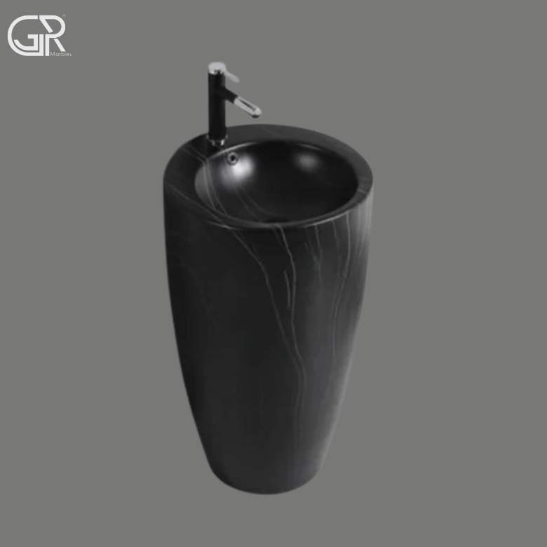 Black Marble Wash Basin