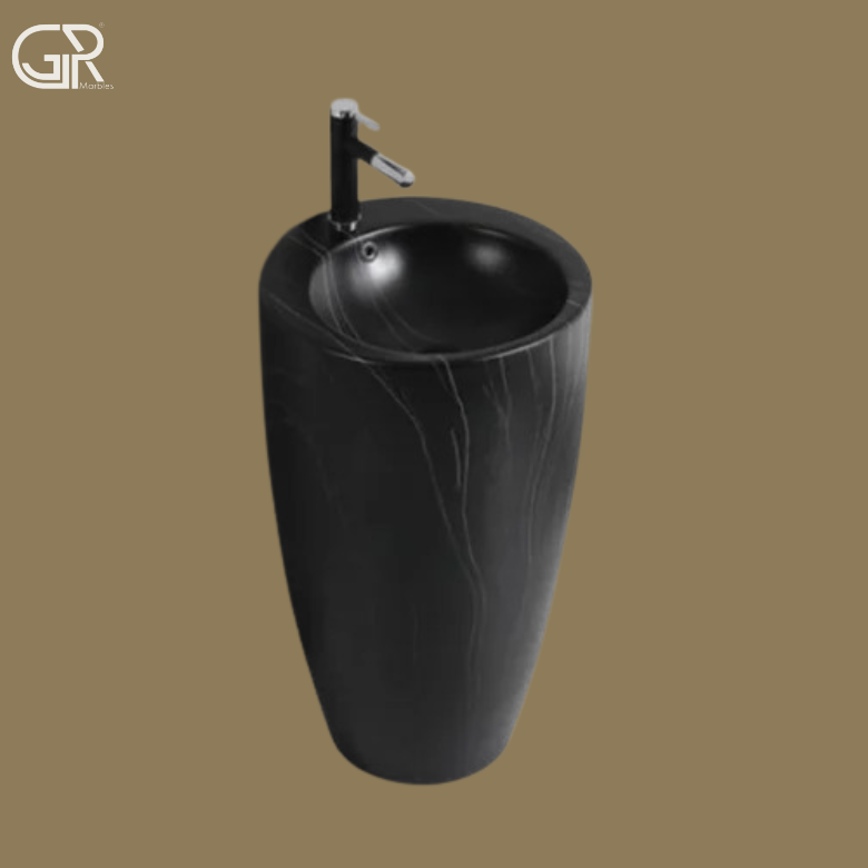Black Marble Wash Basin