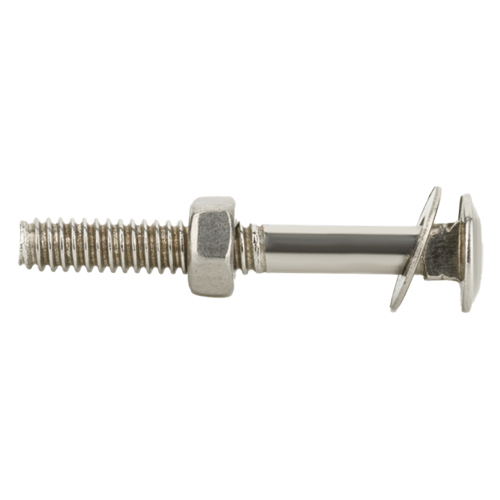 Stainless Steel Carriage Bolts with Hex Nuts