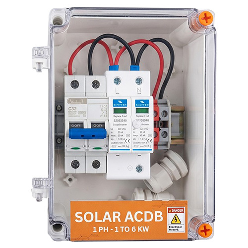 1PH-1 To 6KW Solar ACDB