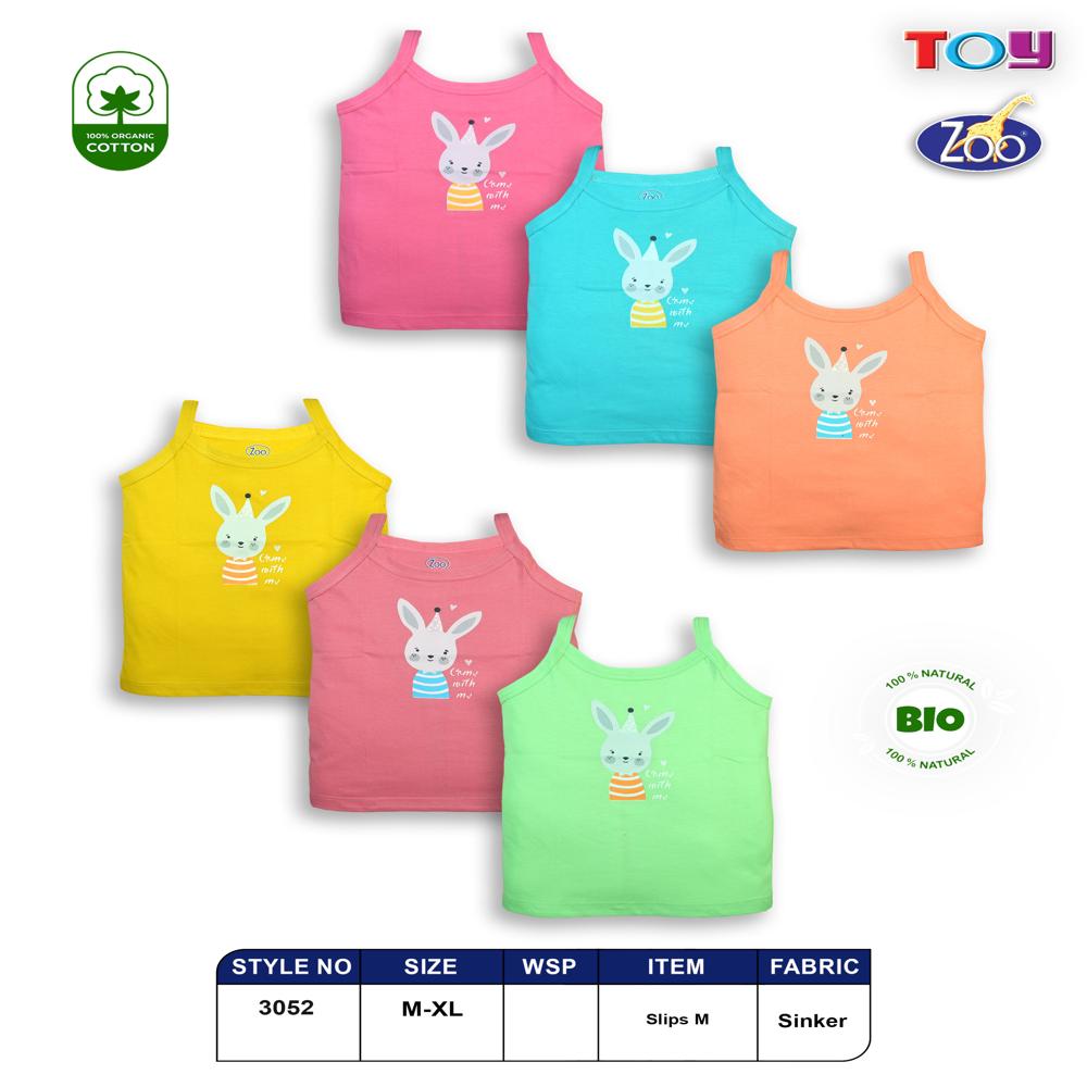 Kids Cotton Camisole Slips