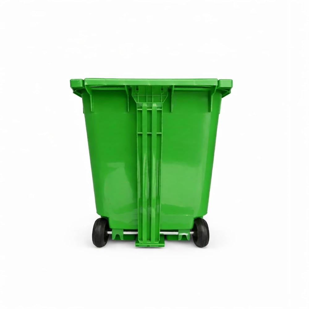 Bio Medical Green Pedal Wheel Dustbin, 80 Liter
