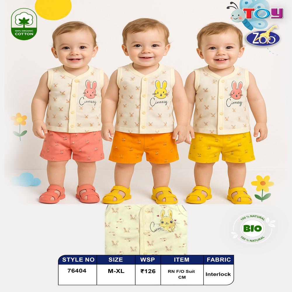 Baby Sleeveless Top And Bottom Kids Sets