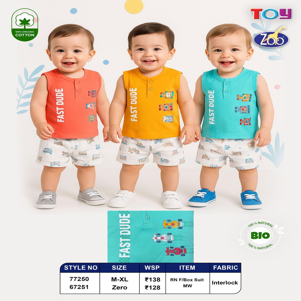 Baby Sleeveless Top And Bottom Kids Sets