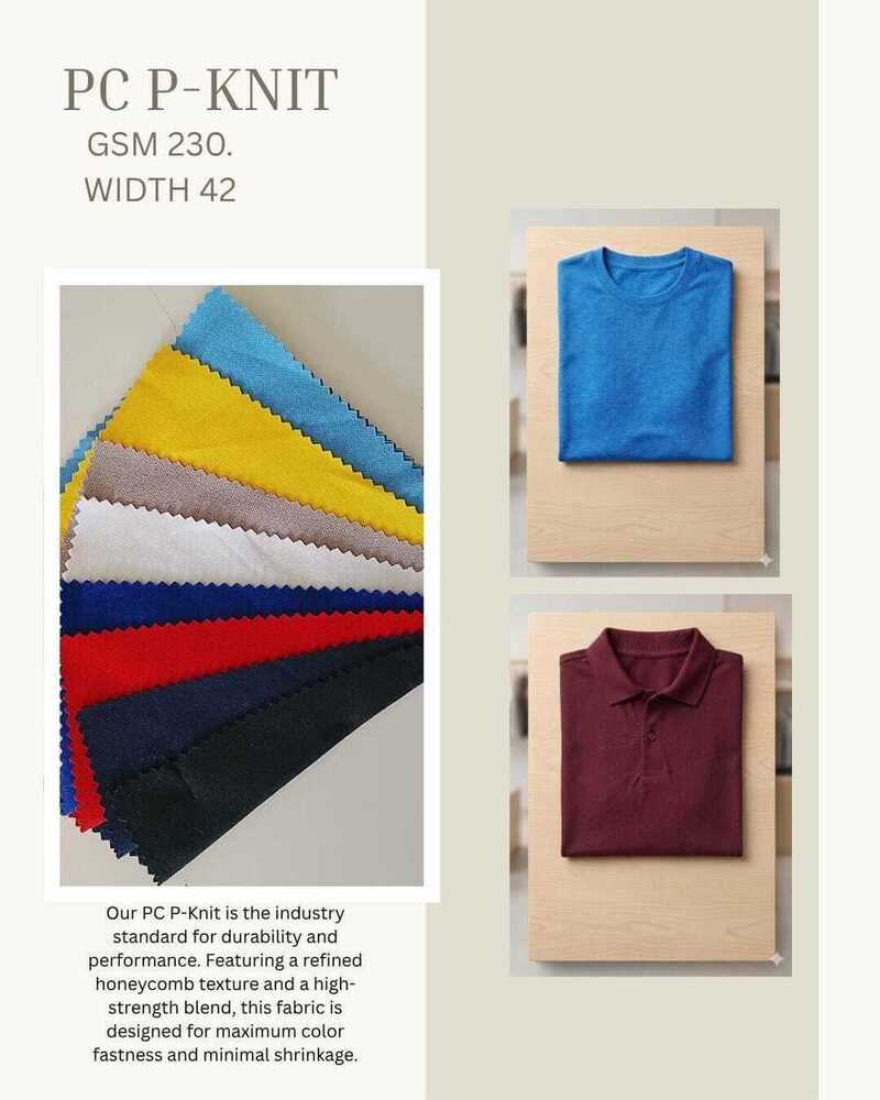 230 GSM PC P Knit School Uniform Fabrics