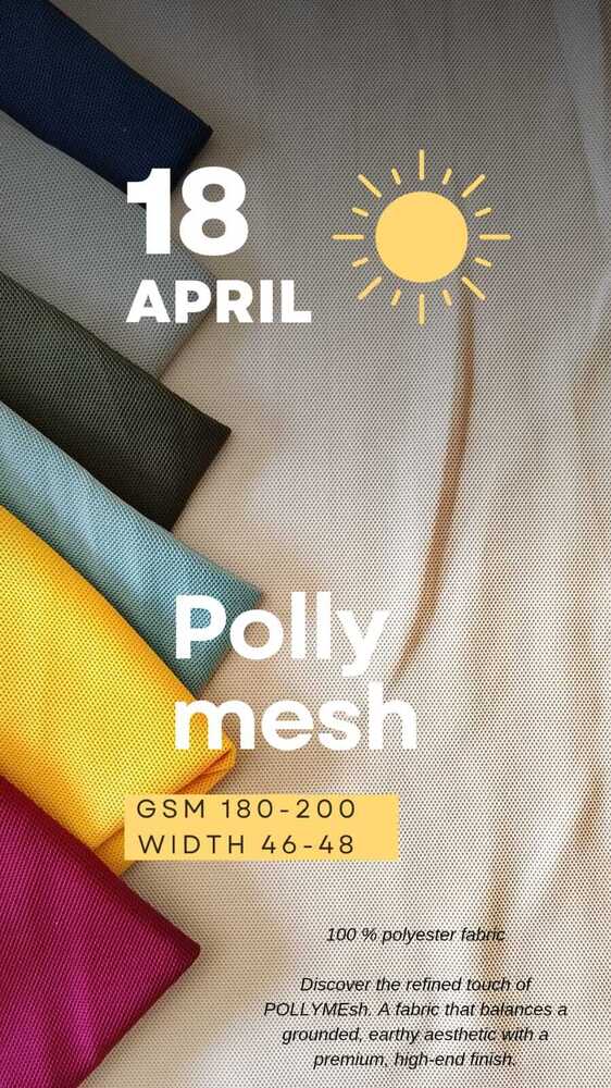 180 GSM Polymesh T-Shirt Fabrics