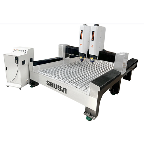 Double Spindle Cnc Stone Router Machine 2030 S2 . - Capacity: 1 Pcs/hr
