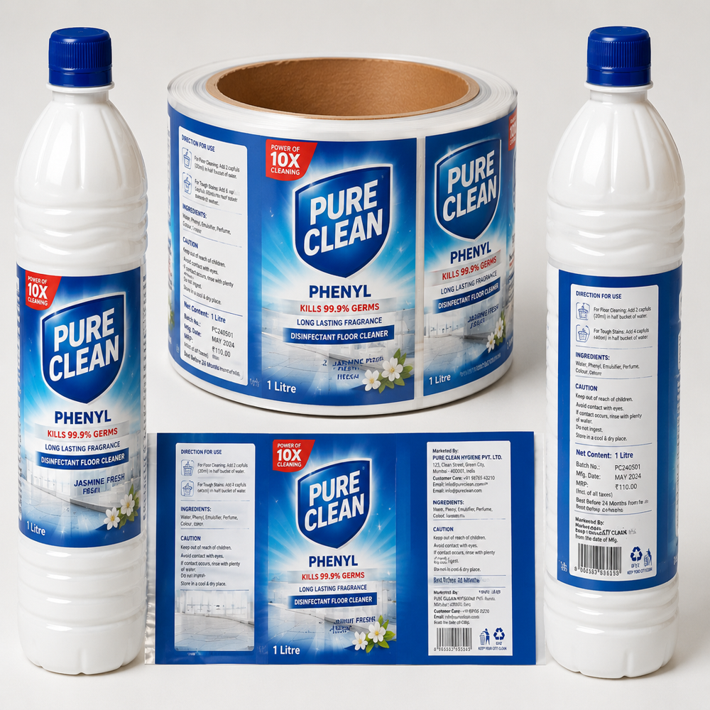 Phenyl Bottle Label