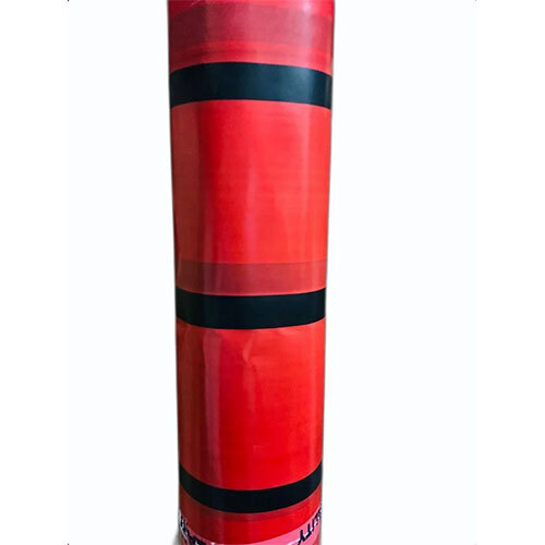 Red striped LDPE Roll