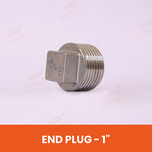 25 Mm Stainless Steel End Plug - Coating Type: Uncoated